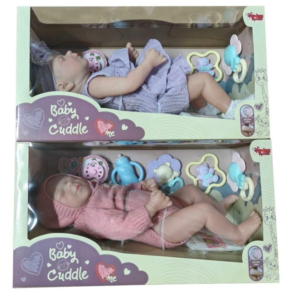 Kutulu 43 Cm Aksesuarlı Gerçekçi Bebek