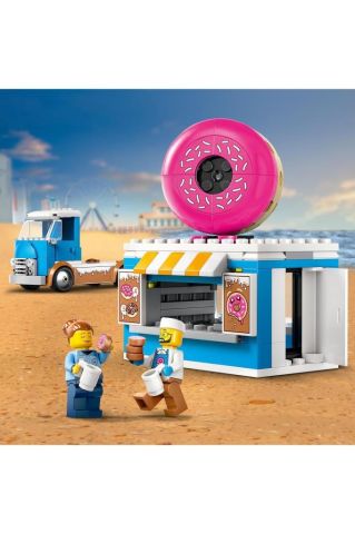 LEGO ® City Donut Kamyonu 60452 - 5 Yaş ve Üzeri Çocuklar için Yaratıcı Oyuncak Yapım Seti (196Parça)