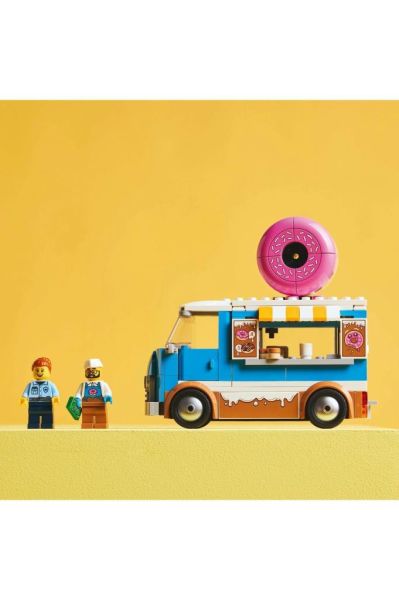 LEGO ® City Donut Kamyonu 60452 - 5 Yaş ve Üzeri Çocuklar için Yaratıcı Oyuncak Yapım Seti (196Parça)