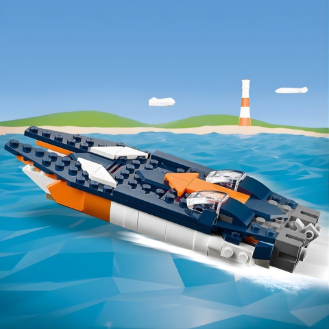 LEGO Creator 3'ü 1 Arada Süpersonik Jet 31126