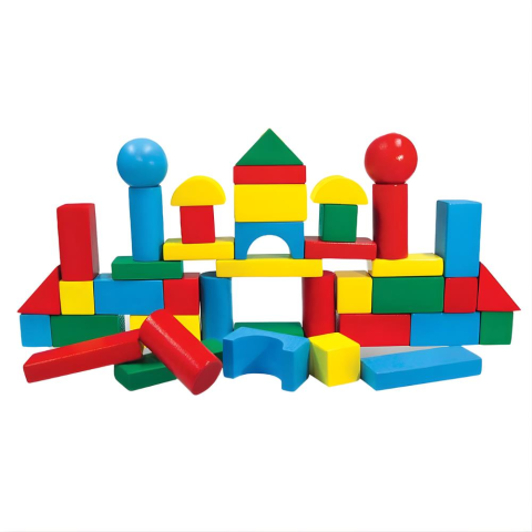 Woody 80 Prç Büyük Kovalı Bloklar