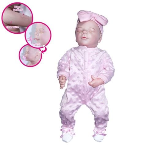 Kutulu 43 Cm Aksesuarlı Gerçekçi Bebek