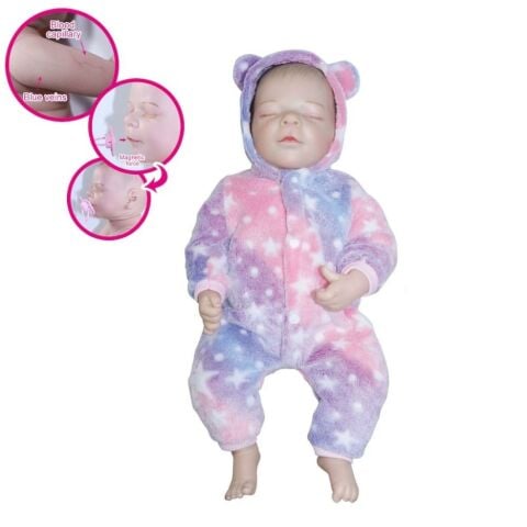 Kutulu 43 Cm Aksesuarlı Gerçekçi Bebek