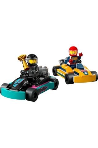 LEGO ® City Go-Kartlar ve Yarış Sürücüleri 60400 - Yaratıcı Oyuncak Yapım Seti (99 Parça)