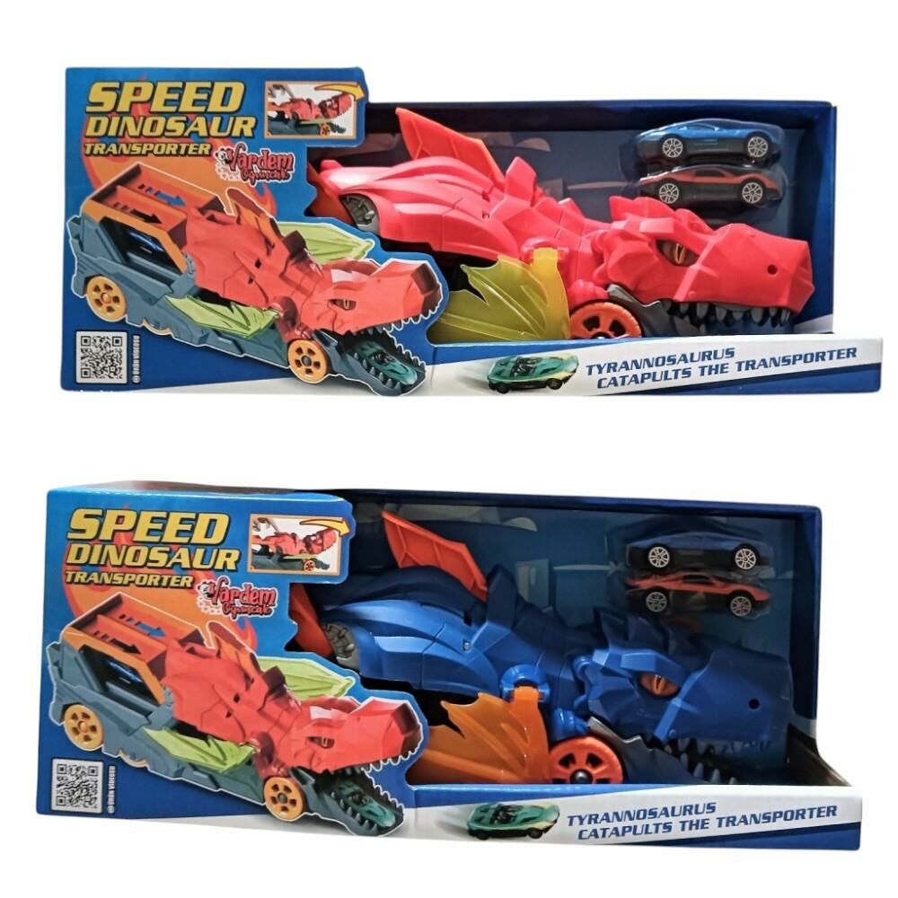 Araba Fırlatan Taşıyıcı Dinozor Kamyon