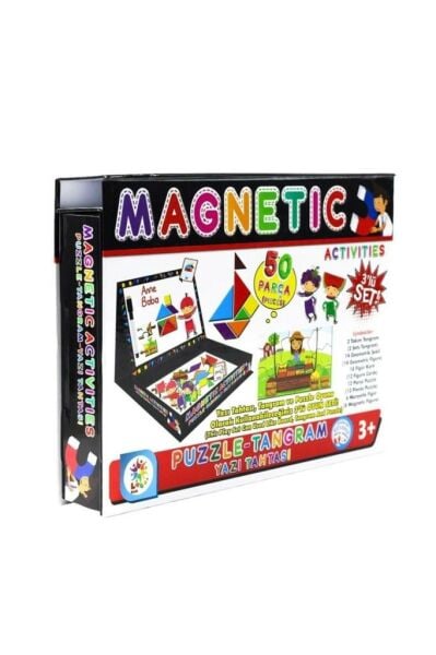 Manyetik Aktiviteler Tangram Puzzle Yazı Tahtası