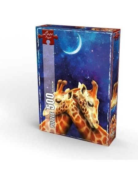 Ay Işığındaki Zürafalar 500 Parça Puzzle