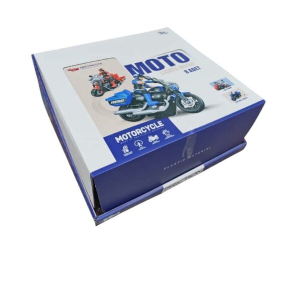 Sürtmeli Işıklı ve Müzikli Adamlı Kahraman Motosiklet