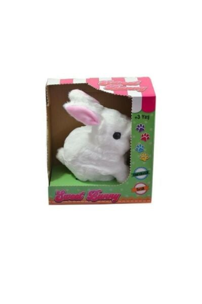Pilli Peluş Tavşan 40098, Hareketli Sesli Peluş Tavşan