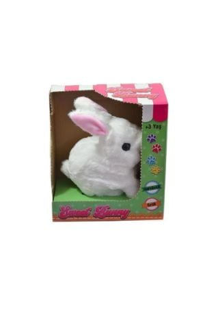 Pilli Peluş Tavşan 40098, Hareketli Sesli Peluş Tavşan