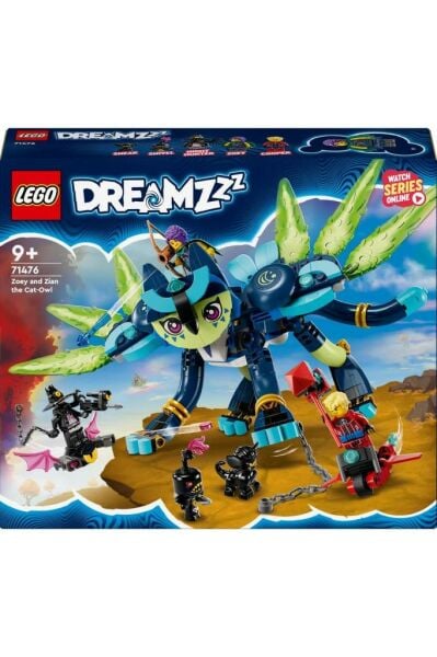 LEGO ® DREAMZzz™ Zoey ve Kedi-Baykuş Zian Oyuncağı 71476 (437 Parça)
