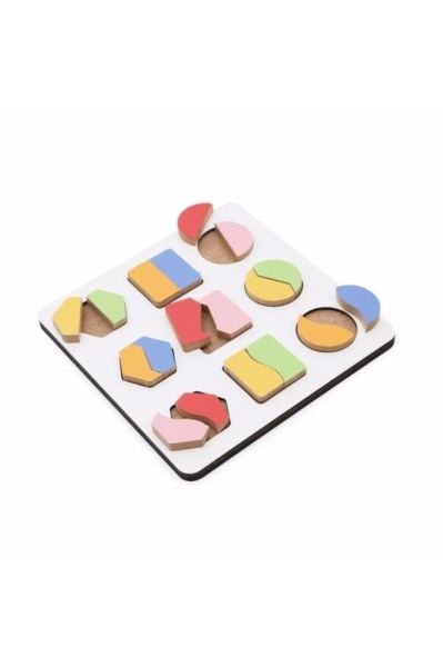 Montessori Geometrik 2 Çizgi Şekiller Oyun