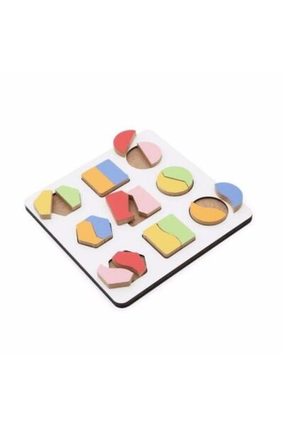 Montessori Geometrik 2 Çizgi Şekiller Oyun