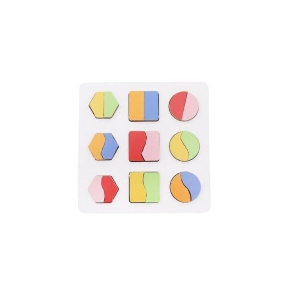 Montessori Geometrik 2 Çizgi Şekiller Oyun