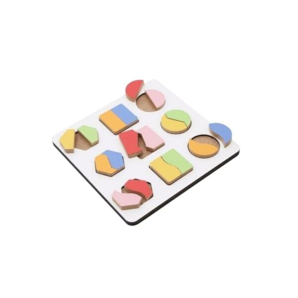 Montessori Geometrik 2 Çizgi Şekiller Oyun