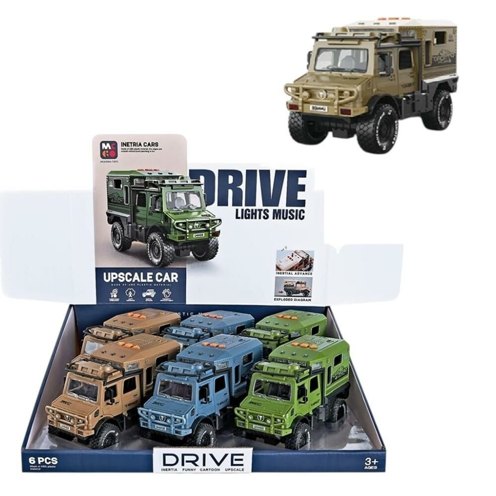 Sürtmeli Işıklı Müzikli Lüks Off-Road Karavan