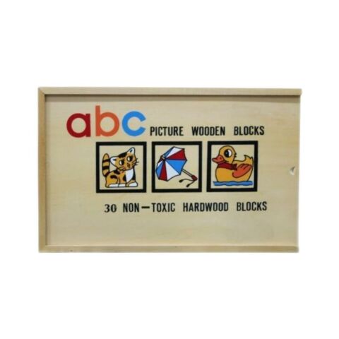 Ahşap Abc Büyük Domino - Eğitici Ahşap Oyuncaklar