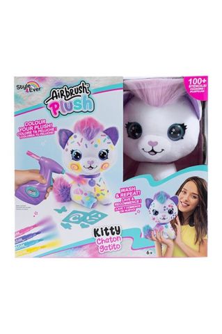 Airbrush Plush Peluş Kitty