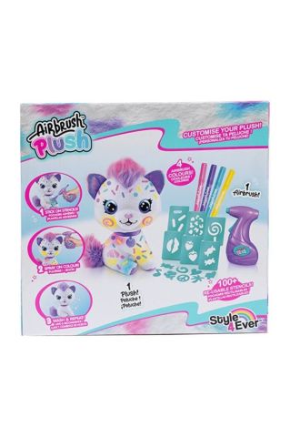 Airbrush Plush Peluş Kitty