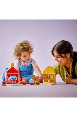 LEGO ® DUPLO® İlk Günlük Rutinlerim: Yemek ve Uyku Zamanı 10414 -Eğitici Oyuncak Yapım Seti (28Parça)