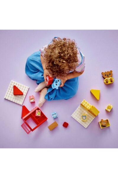 LEGO ® DUPLO® İlk Günlük Rutinlerim: Yemek ve Uyku Zamanı 10414 -Eğitici Oyuncak Yapım Seti (28Parça)