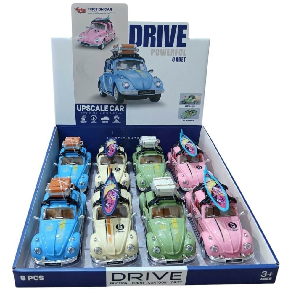 Sürtmeli Işıklı ve Müzikli Kaplumbağa Gezi Arabası