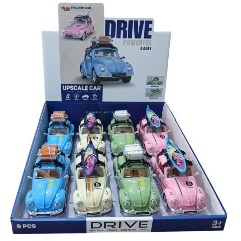 Sürtmeli Işıklı ve Müzikli Kaplumbağa Gezi Arabası