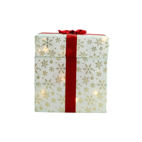 Forever Dekoratif Ledli Hareketli Kardan Adam Kutulu