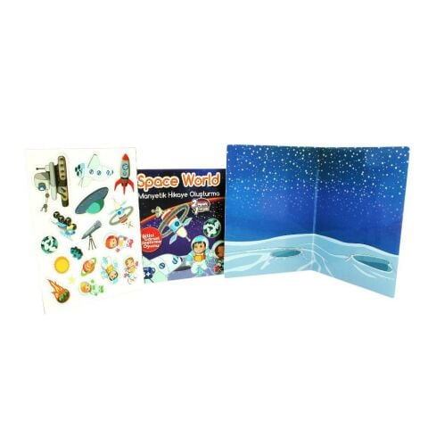 Space World Manyetik Hikaye Kutu Oyunu