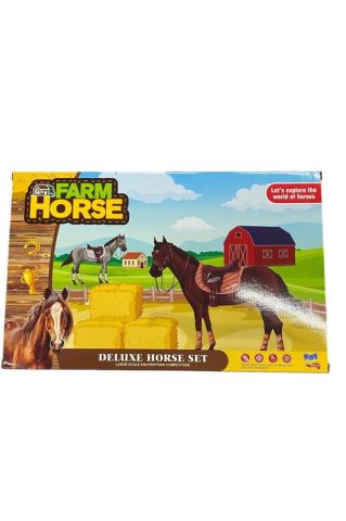 Kayyum Deluxe Horse 2410 At Çiftliği Seti 3+