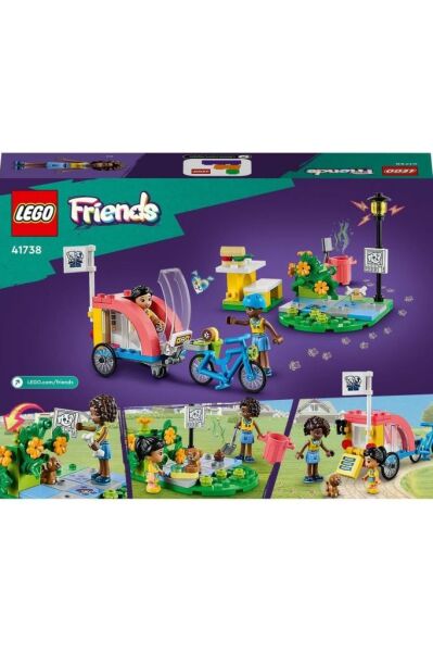 LEGO ® Friends Köpek Kurtarma Bisikleti 41738 - 6 Yaş ve Üzeri İçin Oyuncak Yapım Seti (125 Parça)