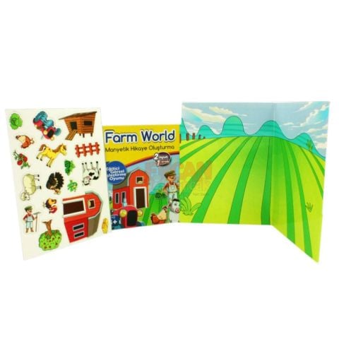 Farm World Manyetik Hikaye Oluşturma Kutu Oyunu