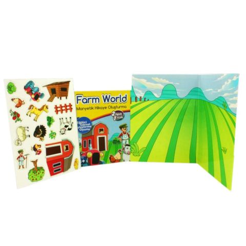 Farm World Manyetik Hikaye Oluşturma Kutu Oyunu