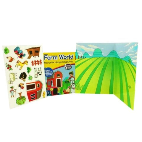 Farm World Manyetik Hikaye Oluşturma Kutu Oyunu