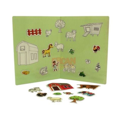 Farm World Manyetik Hikaye Oluşturma Kutu Oyunu