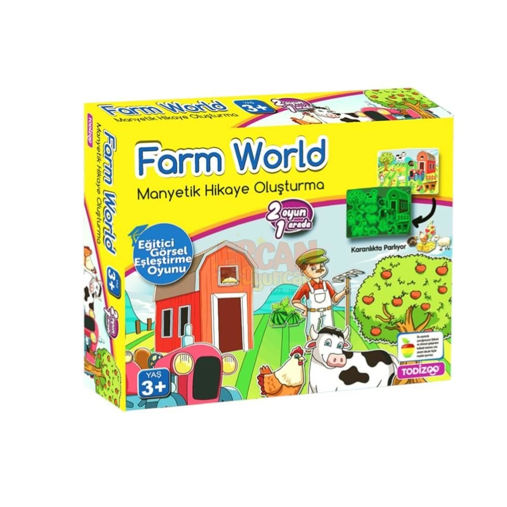 Farm World Manyetik Hikaye Oluşturma Kutu Oyunu