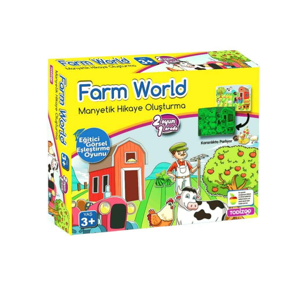 Farm World Manyetik Hikaye Oluşturma Kutu Oyunu