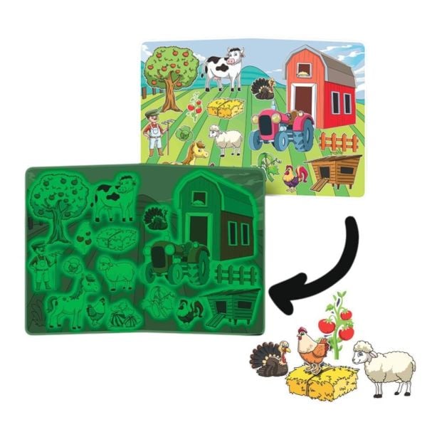 Farm World Manyetik Hikaye Oluşturma Kutu Oyunu