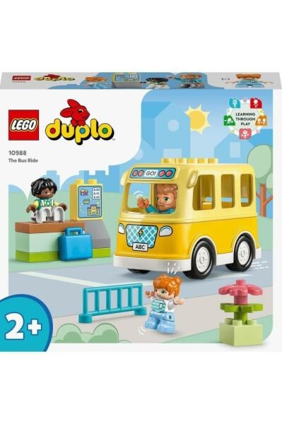 LEGO ® DUPLO® Kasabası Otobüs Yolculuğu 10988 - 2 Yaş ve Üzeri  Oyuncak Yapım Seti (16 Parça)