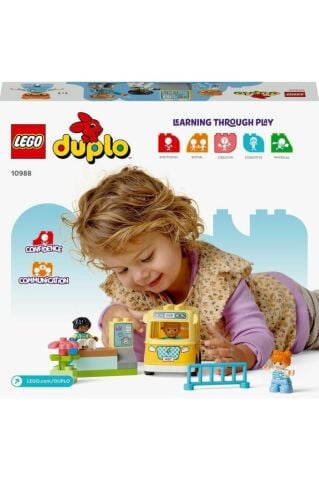 LEGO ® DUPLO® Kasabası Otobüs Yolculuğu 10988 - 2 Yaş ve Üzeri  Oyuncak Yapım Seti (16 Parça)