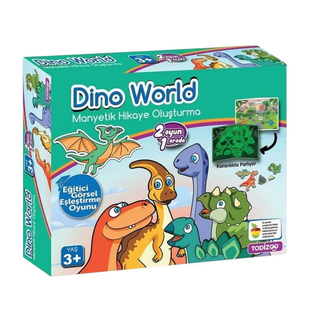 Dino World Manyetik Hikaye Oluşturma Kutu Oyunu