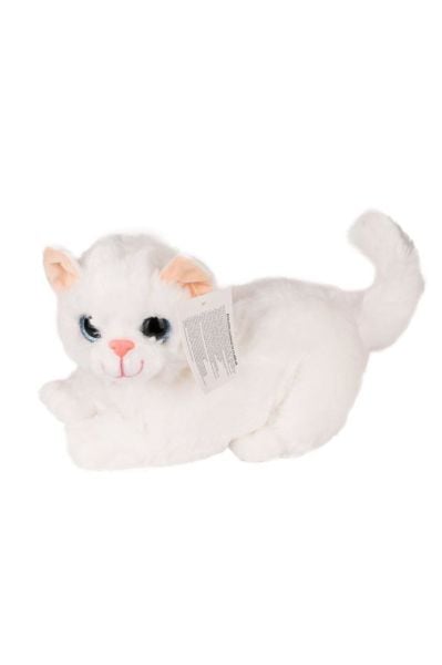 Peluş Yatan Kedi Miyavlayan