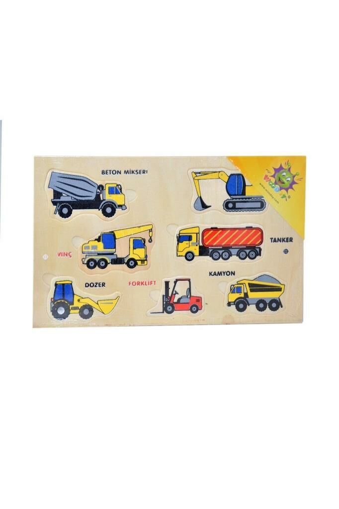 Woodoy Yapboz İş Makineleri Puzzle