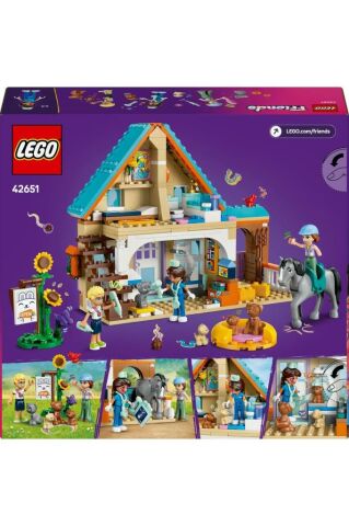 LEGO ® Friends At ve Evcil Hayvan Veteriner Kliniği 42651 - 7 Yaş ve Üzeri Oyuncak Yapım Seti (428 P)