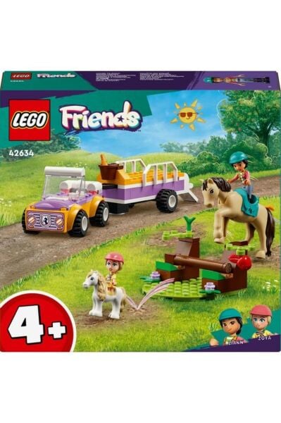 LEGO ® Friends At ve Midilli Römorku 42634 -  Yaratıcı Oyuncak Yapım Seti (105 Parça)