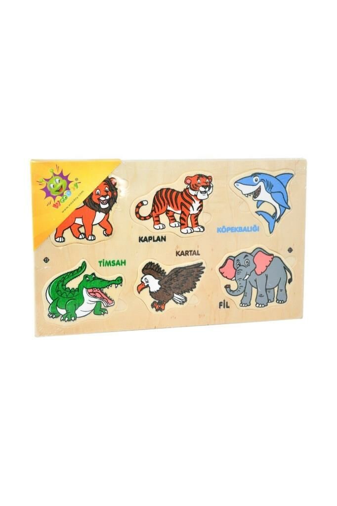 Woodoy Yapboz Vahşi Hayvanlar Puzzle