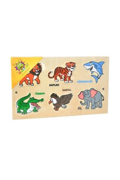 Woodoy Yapboz Vahşi Hayvanlar Puzzle