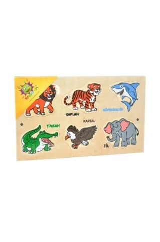 Woodoy Yapboz Vahşi Hayvanlar Puzzle