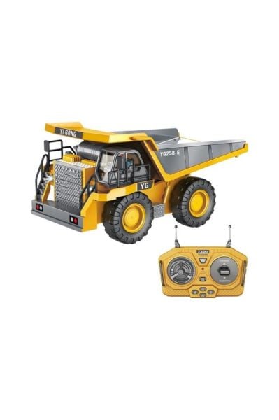 1:18 9 Kanal Alaşım Uzaktan Kumandalı Dökme Kamyonu (2.4G)