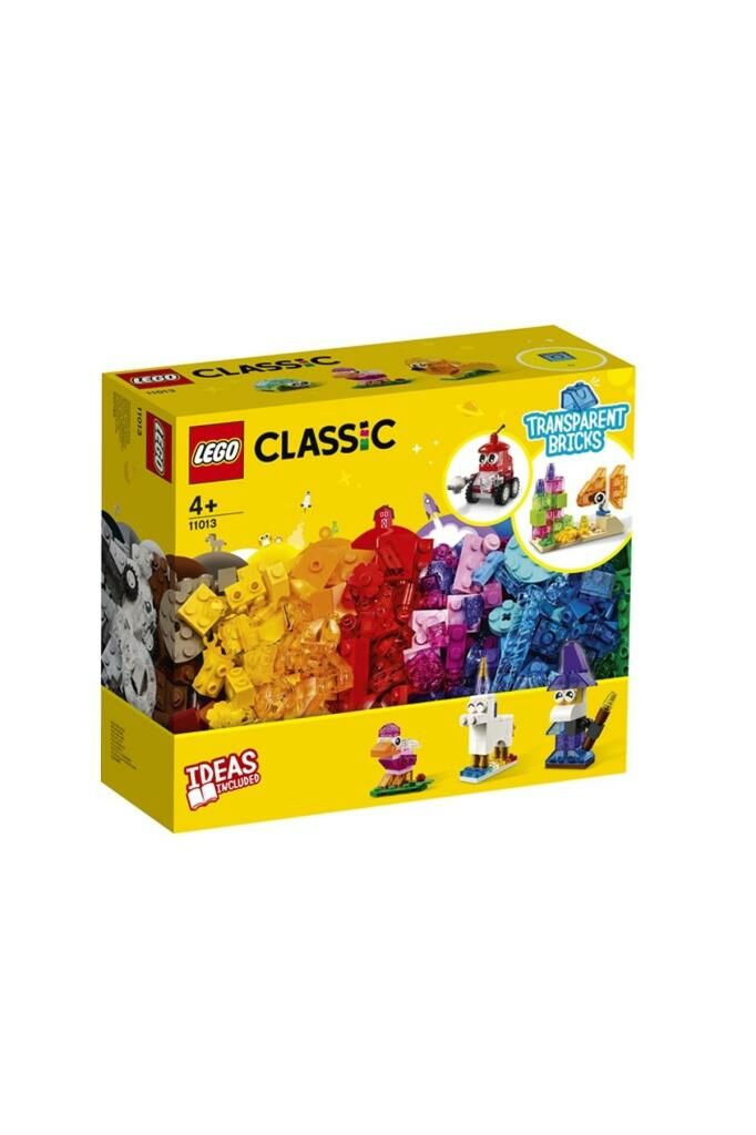 LEGO ® Classic Yaratıcı Şeffaf Yapım Parçaları 11013 - Çocuklar İçin Yaratıcı Yapım Seti (500 Parça)